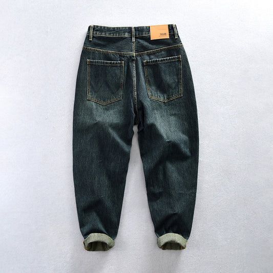 Men's Retro Straight Type Casual Jeans