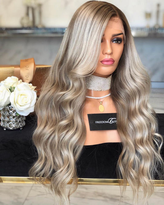 Wig high temperature silk chemical fiber hair