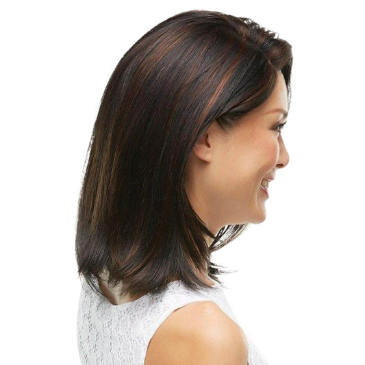 Short Straight Hair Brown And Black Intercolor Headgear