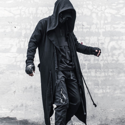 Spring And Autumn Dark Warrior Windbreaker Yamamoto Style Long Coat