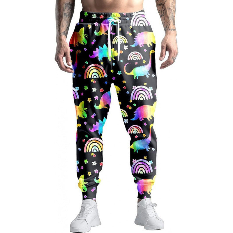 Jogging Casual Belt Drawstring 90's Men's Clothing