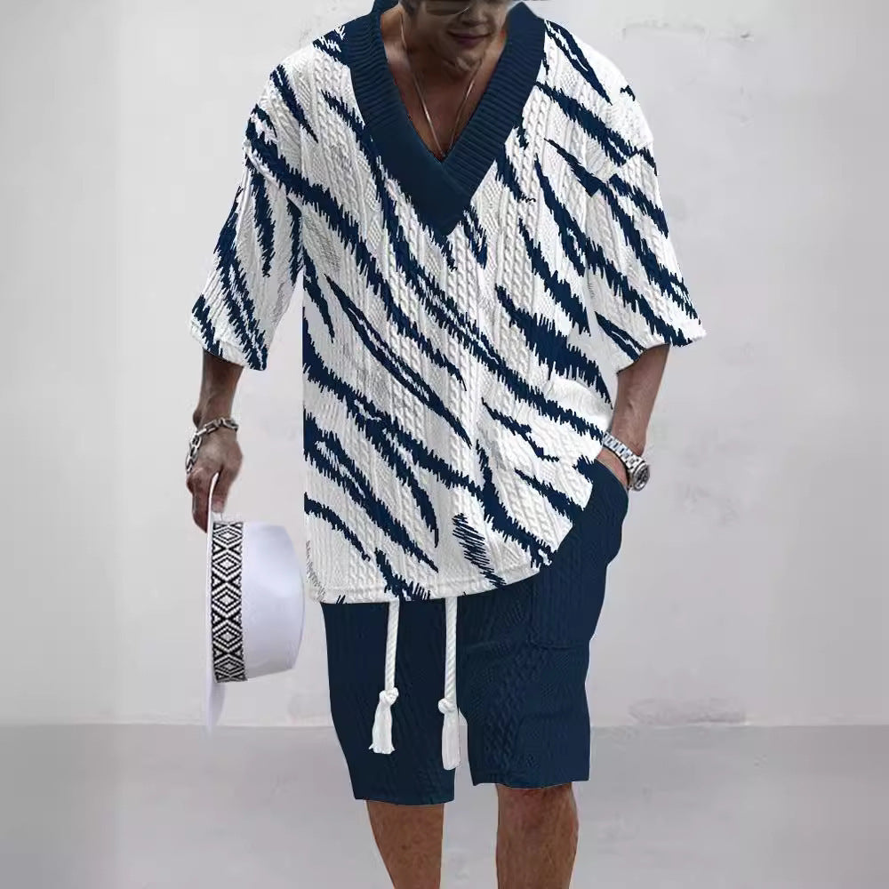 Men's Fashionable Jacquard Suit