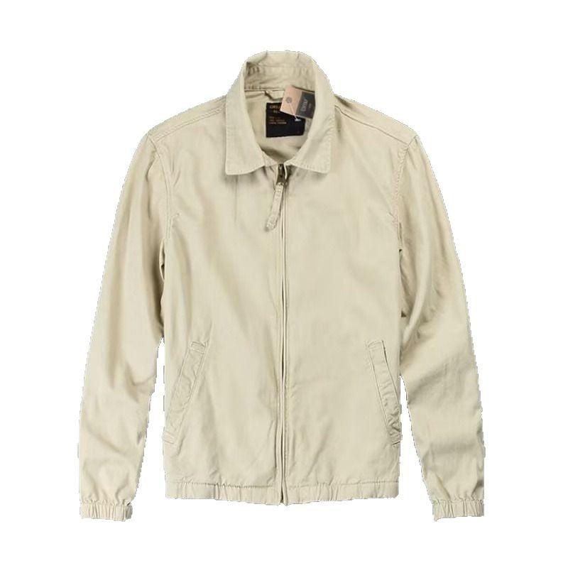 Simple Jacket Men's Leisure Washed-out Distressed