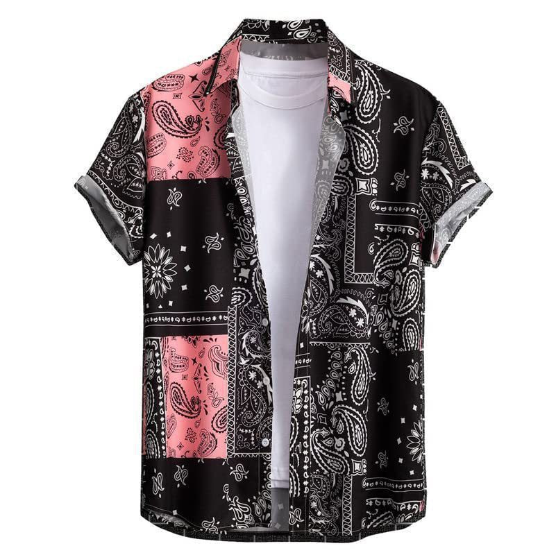 Men's Versatile Trendy Hawaiian Short Sleeve Shirt