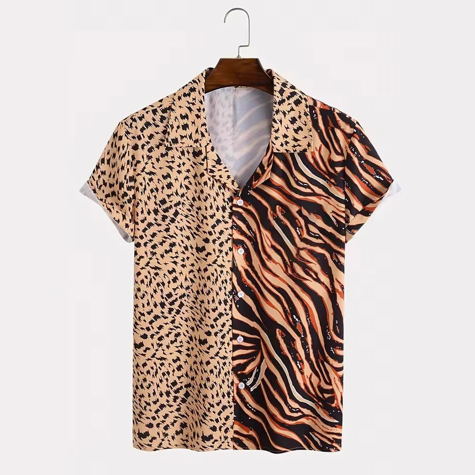 Hawaiian Vacation Clothing Men's Fashion Beach Style Shirt