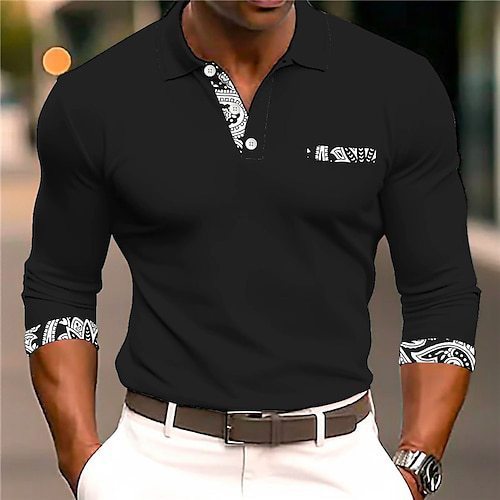Men's Long Sleeve Button Sweatshirt