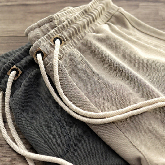 Men's Japanese-style Retro Knitted Loose Shorts
