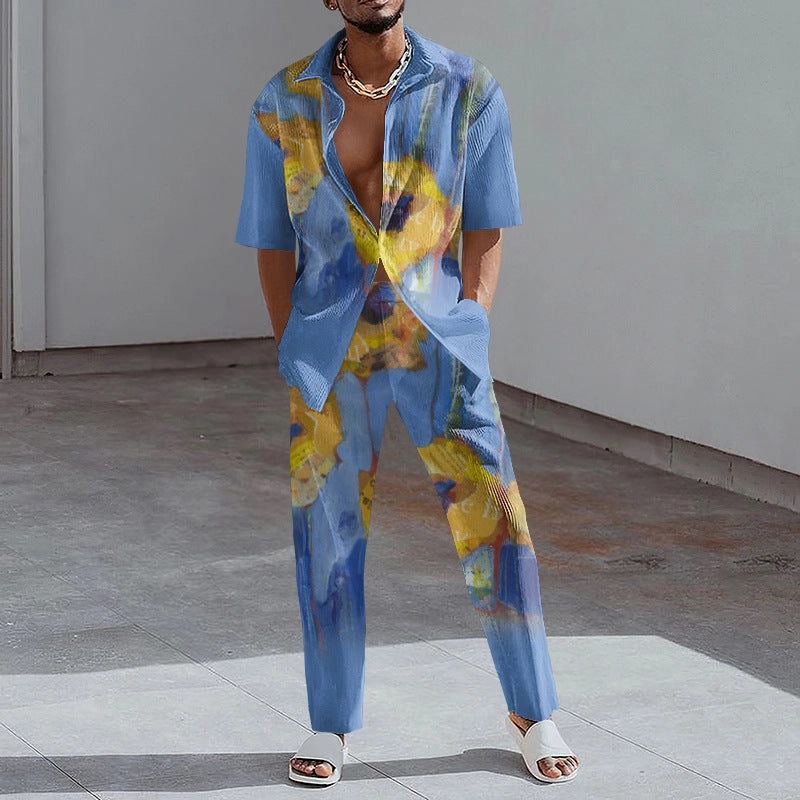 Trendy Multi-color Long Sleeve Casual Sports Suit