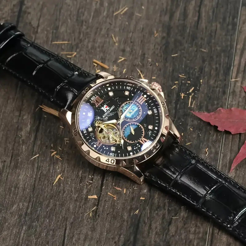 Large Dial Hollow Automatic Mechanical Watch