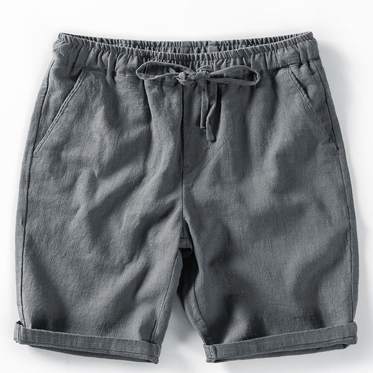 Summer Thin Baggy Straight Trousers Men's
