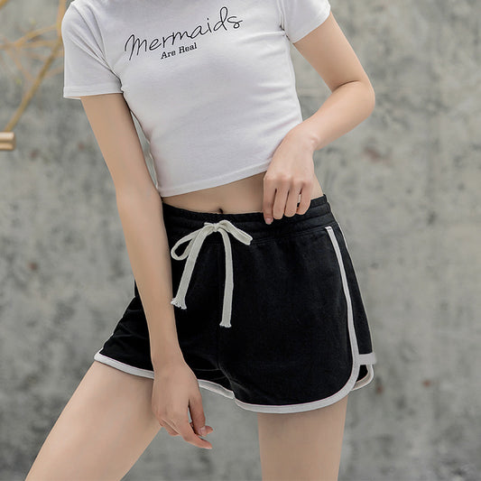 Women's Loose High Waist Sports Shorts
