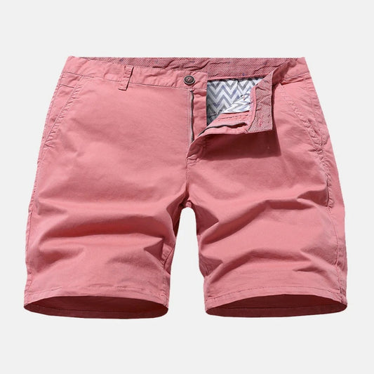 Printed Workwear Loose Casual Men's No Belt Shorts