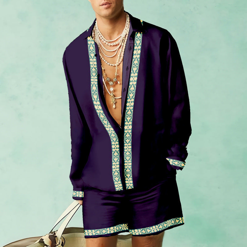 Casual Summer Loose Shirt Shorts