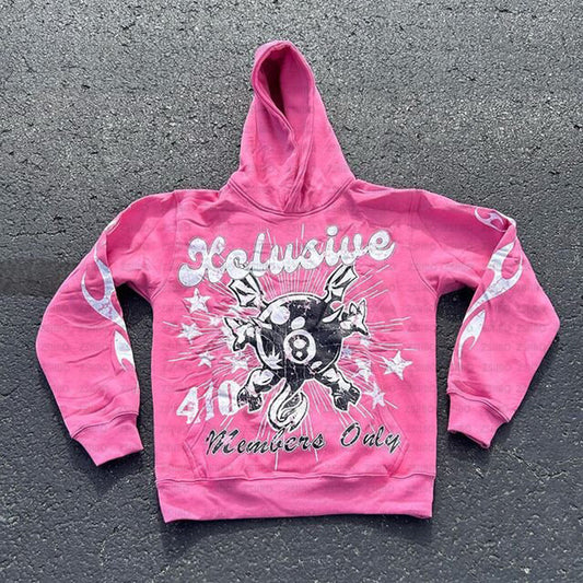 Personalized Letter Printing Loose Pullover