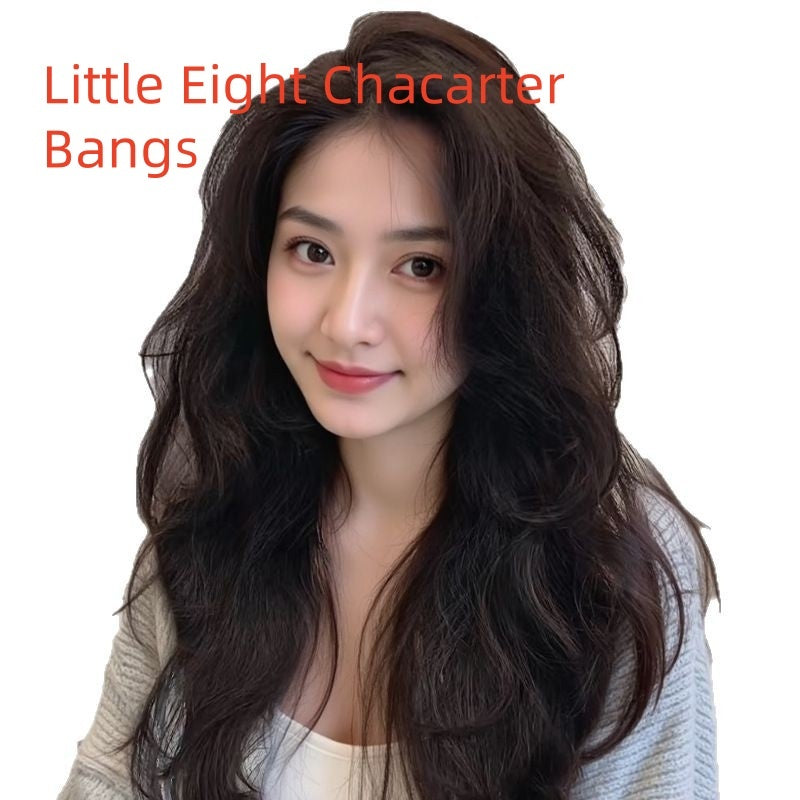 Long Curly Full Human Hair Full-head Wig