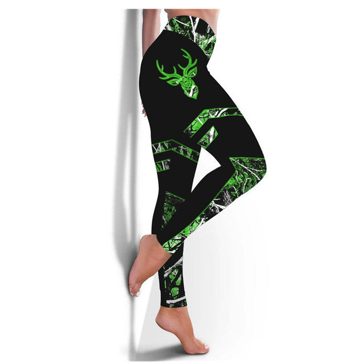 Women's Slim Type High Waist Small Feet Yoga Leggings