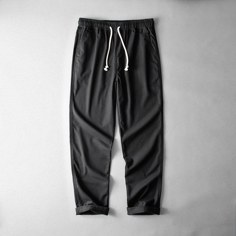 Men's Loose Straight Linen Pants Plus And Extra Size Cotton And Linen