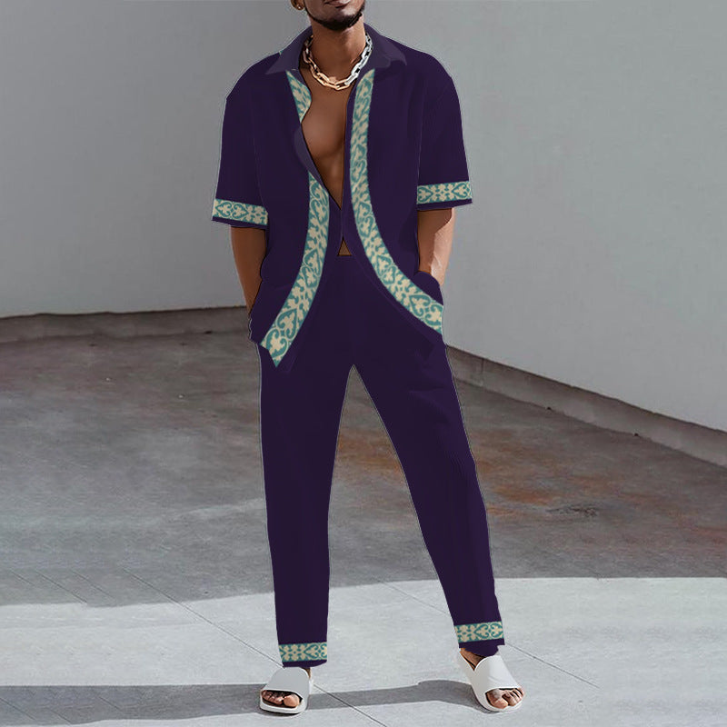 Trendy Multi-color Long Sleeve Casual Sports Suit