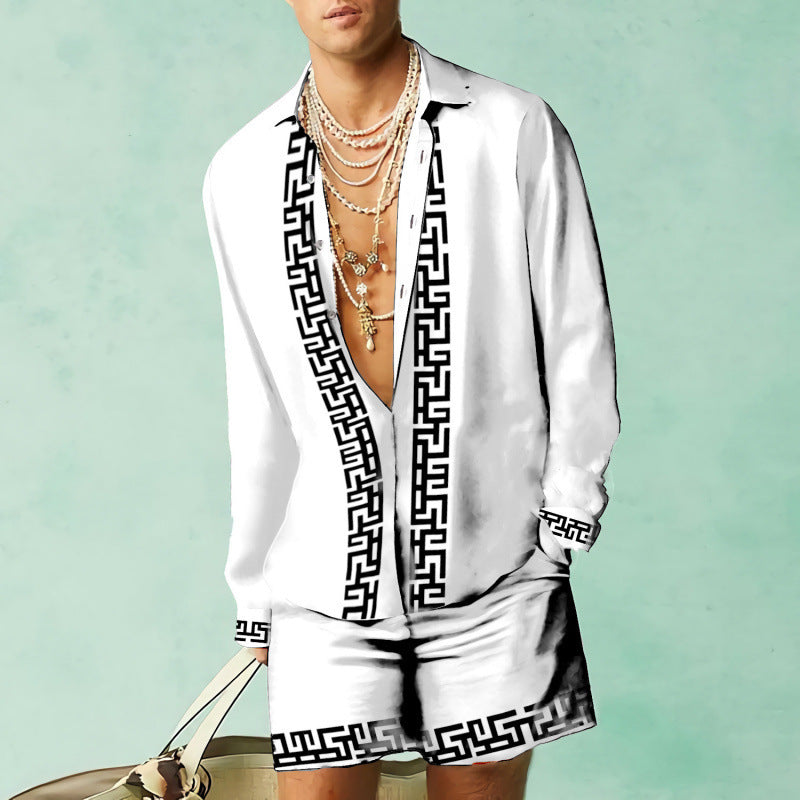 Casual Summer Loose Shirt Shorts