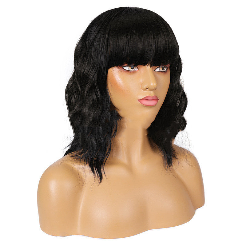 Headgear Chemical Fiber High Temperature Silk Water Ripple Style
