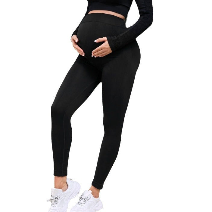 Antenatal Yoga Trousers High Elastic Belly Support Quick-drying