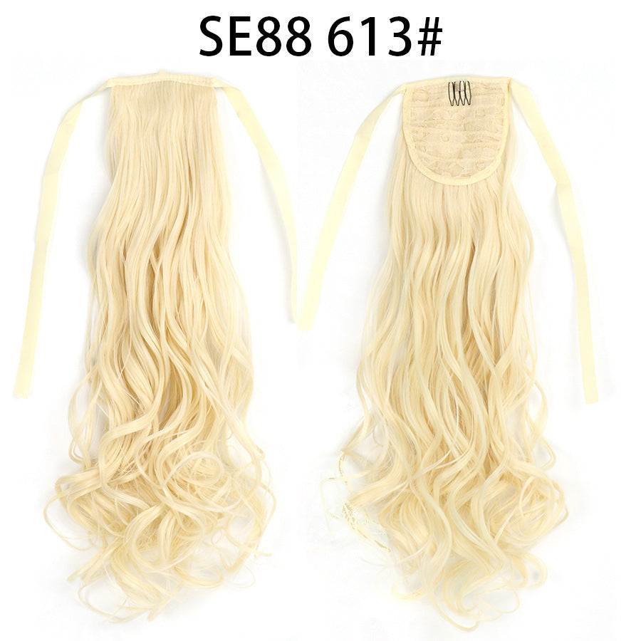 Bow Tie Strap Long Chemical Fiber High Temperature Silk Wig