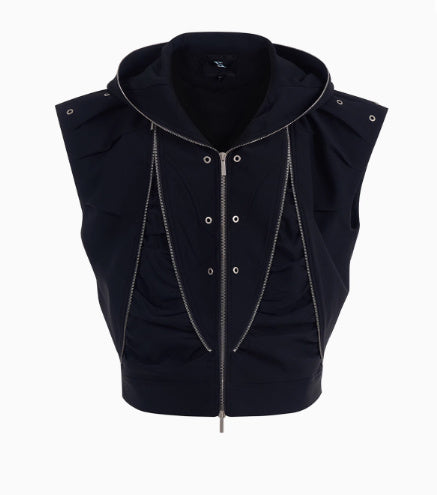 Deconstructing Design Zipper Workwear Casual Pants