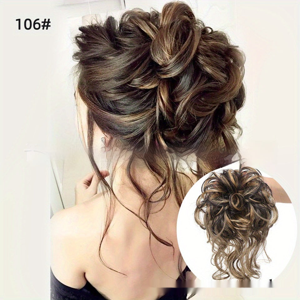 Ponytail Wig Female Short Hair Grip High Ponytail Natural & Fluffy Simulation