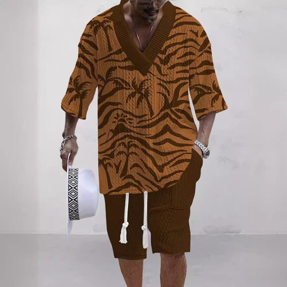 Men's Fashionable Jacquard Suit
