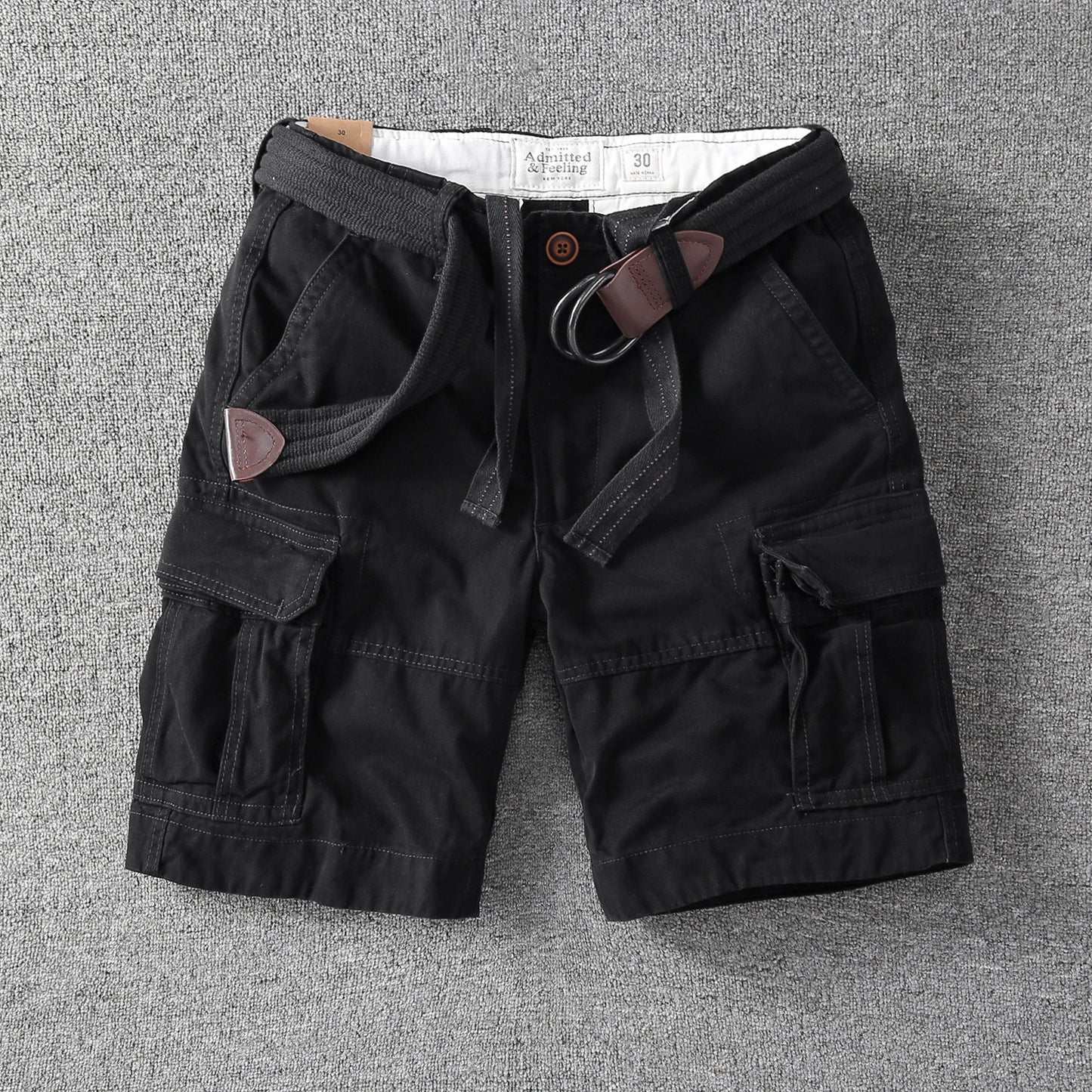 Retro Heavy Casual Overalls Pants