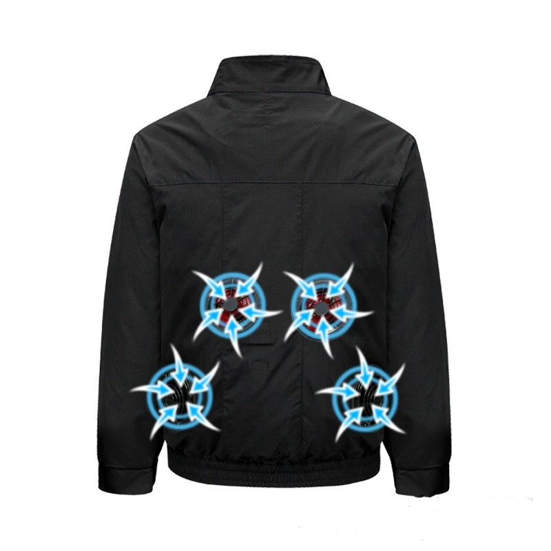 Summer Smart Air Conditioning Clothes Outdoor Work Jacket With Fan