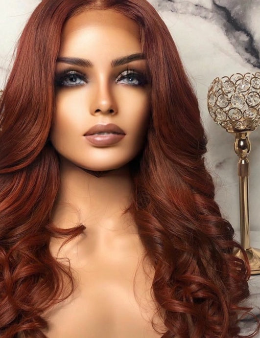 Mid-point Mixed Color Long Curly Hair, High Temperature Silk Wig Manufacturers Wholesale