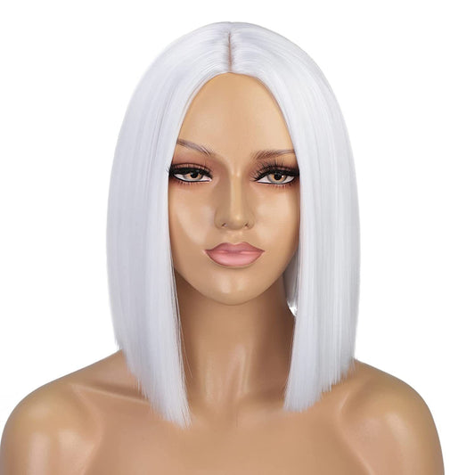 Fashionable And Individual Women's Mid-section Short-cut Straight Wig