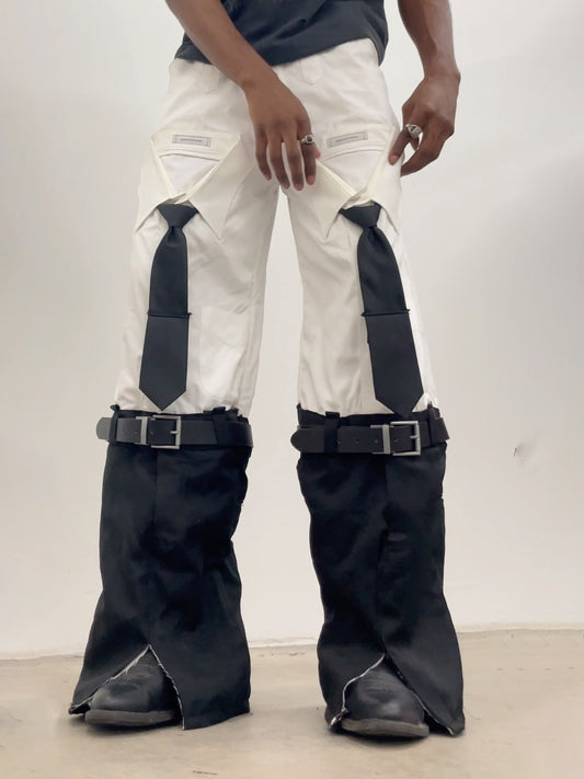 White Shirt Design Pants