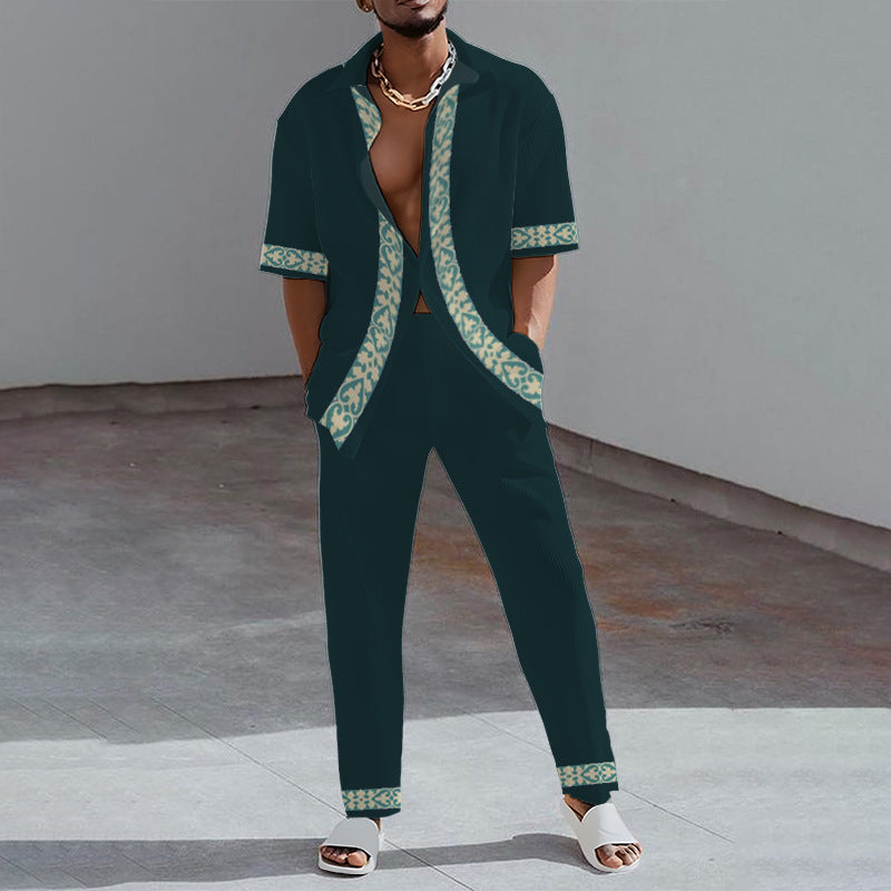 Trendy Multi-color Long Sleeve Casual Sports Suit