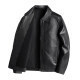 Men's Stand Collar Jacket Leather