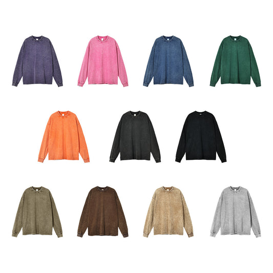 Washed Vintage Men's Long Sleeve