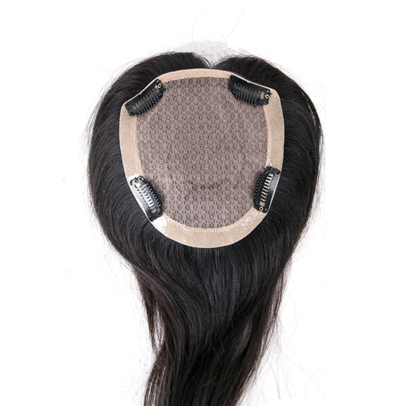 French Style Bangs Real Hair Wig Set