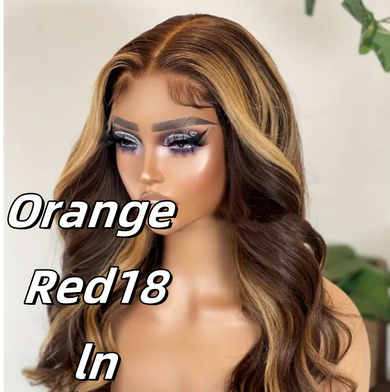 Foreign Trade Cross-border European And American Fashion Hot Front Lace Big Wave Curly Wig