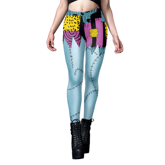 Digital Printing Stripe Ladies' Yoga Leggings
