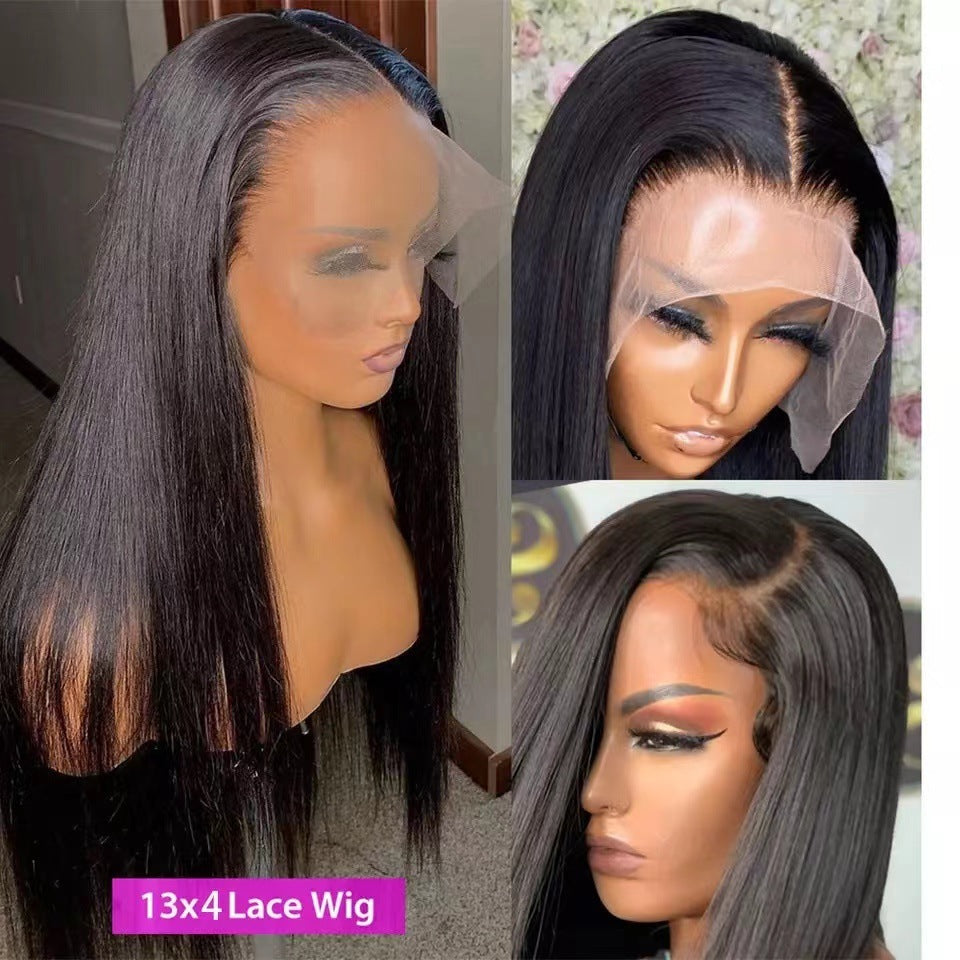 Ladies' Long Straight Hair Lace Fake