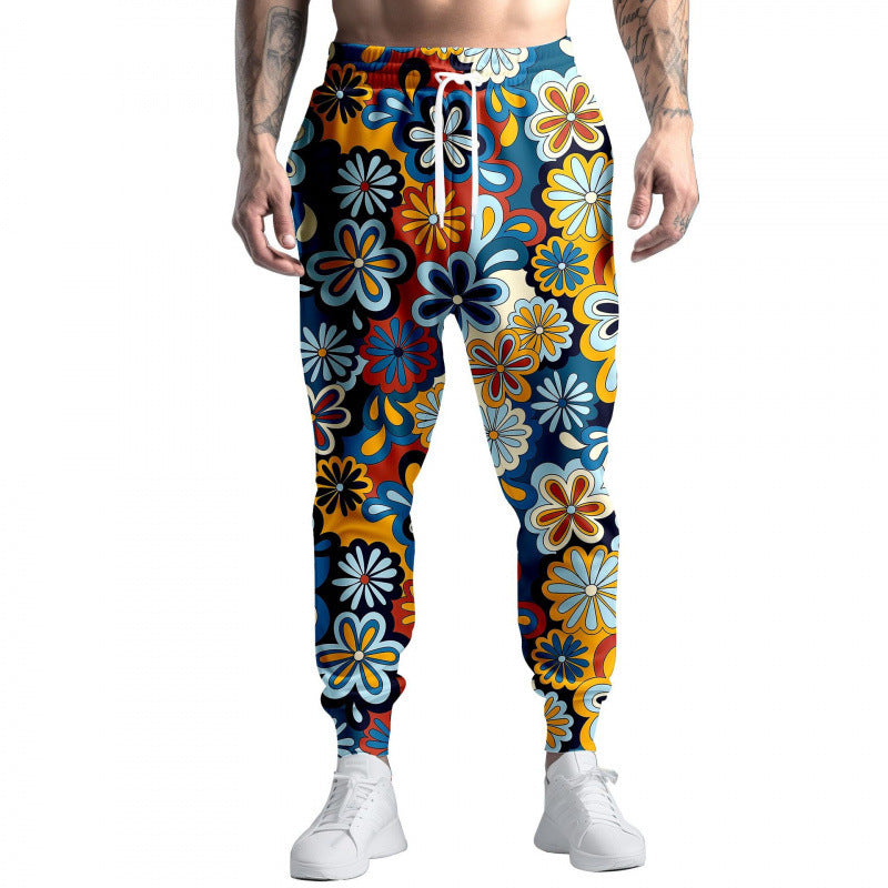 Jogging Casual Belt Drawstring 90's Men's Clothing