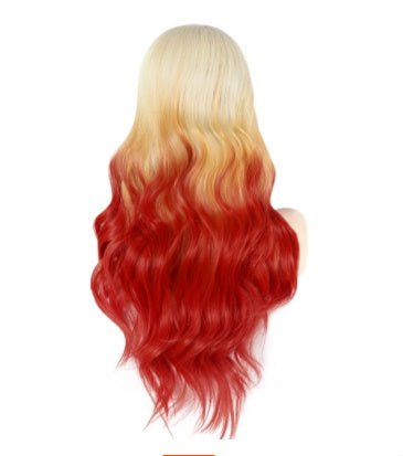 Europe's New Big Wave Long Hair Multicolor Cosplay Character Hairstyle Curly