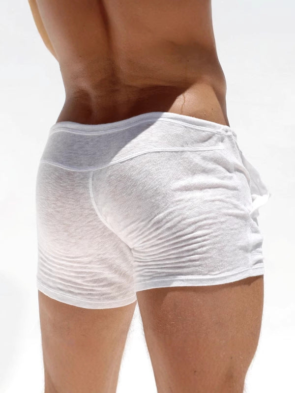 Fashion Men's Breathable Casual Lace Up Shorts