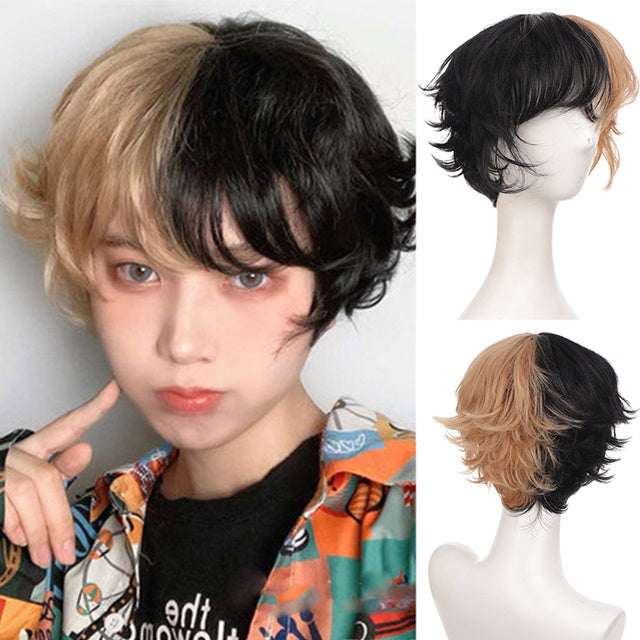 Men's Fluffy Handsome Fake Hair