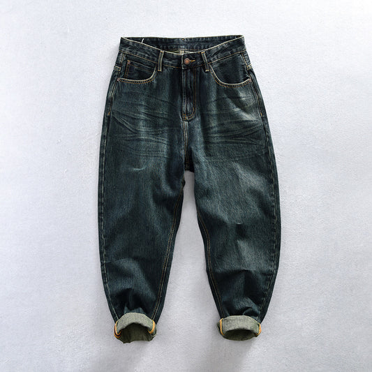 Men's Retro Straight Type Casual Jeans