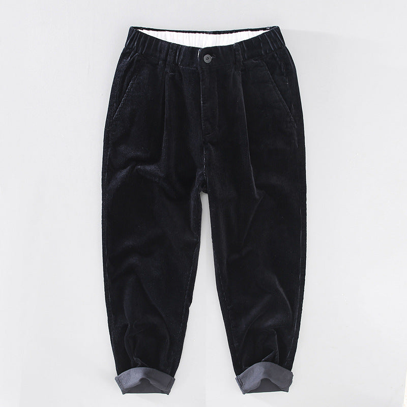 Fashion New Corduroy Loose Casual Pants Men