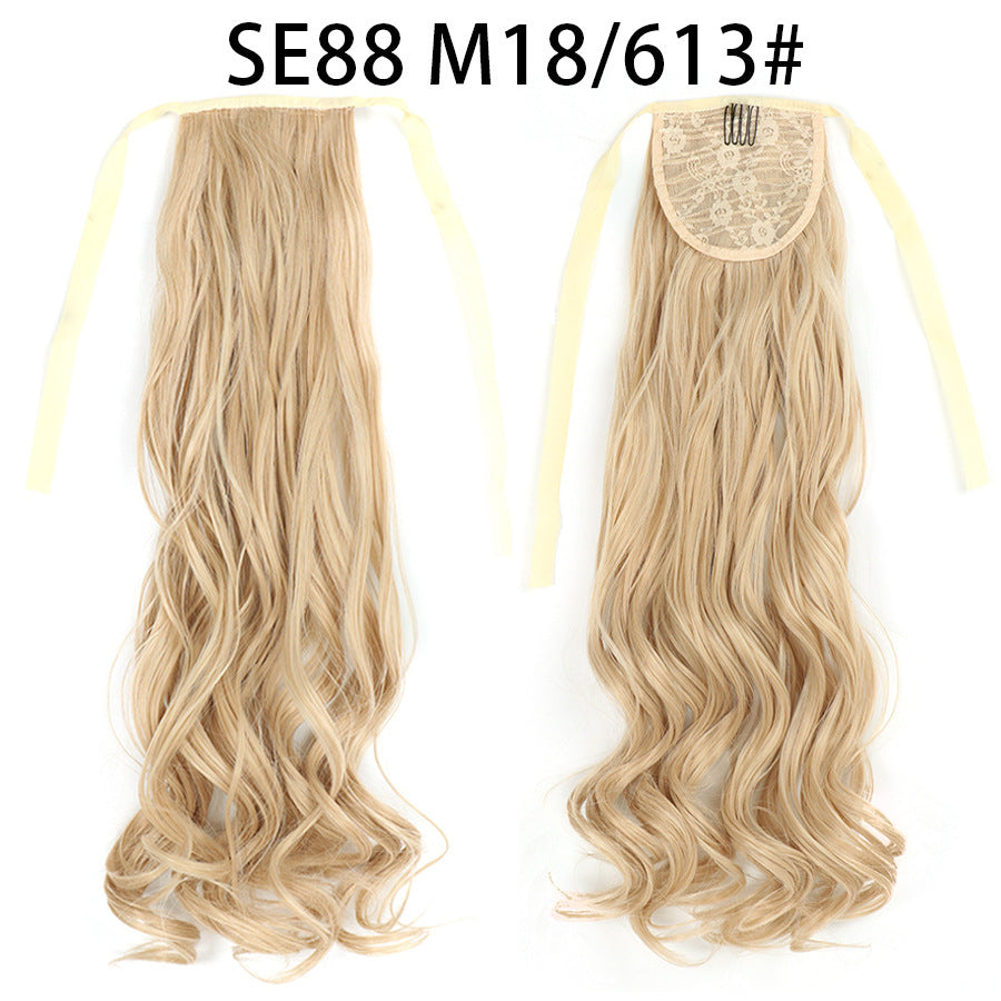 Bow Tie Strap Long Chemical Fiber High Temperature Silk Wig