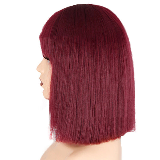 Women's Fashion Medium-length Chemical Fiber Wig Headgear