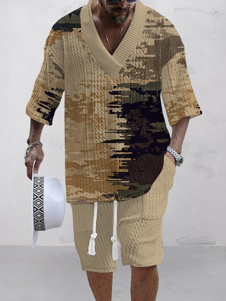 Men's Fashionable Jacquard Suit